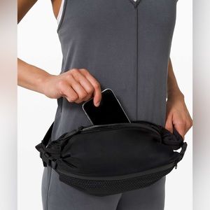 Lululemon Belt and Crossbody Bag Black